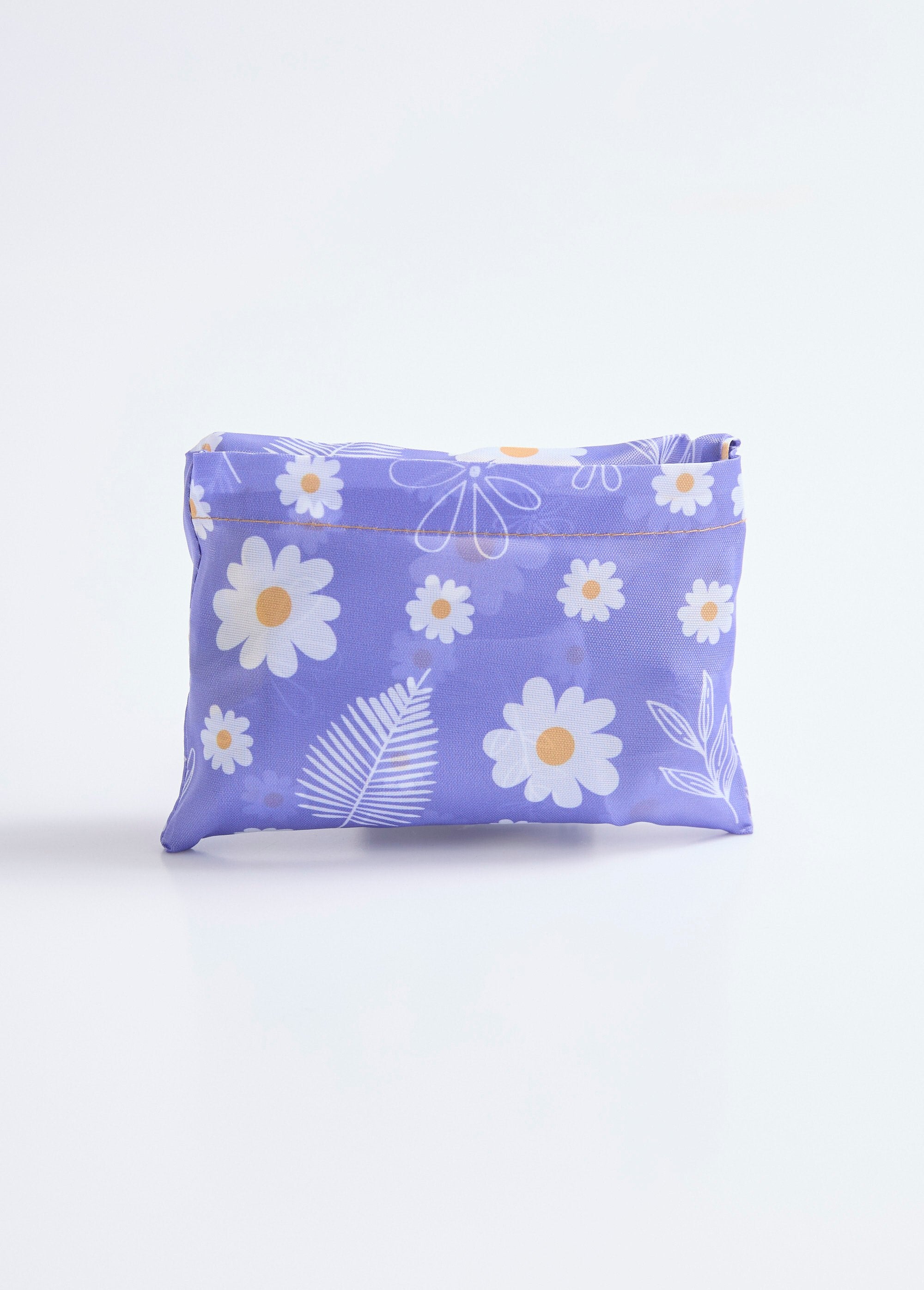 Bolsa_de_compras_plegable,_estampado_de_margaritas_Púrpura_DE1_slim