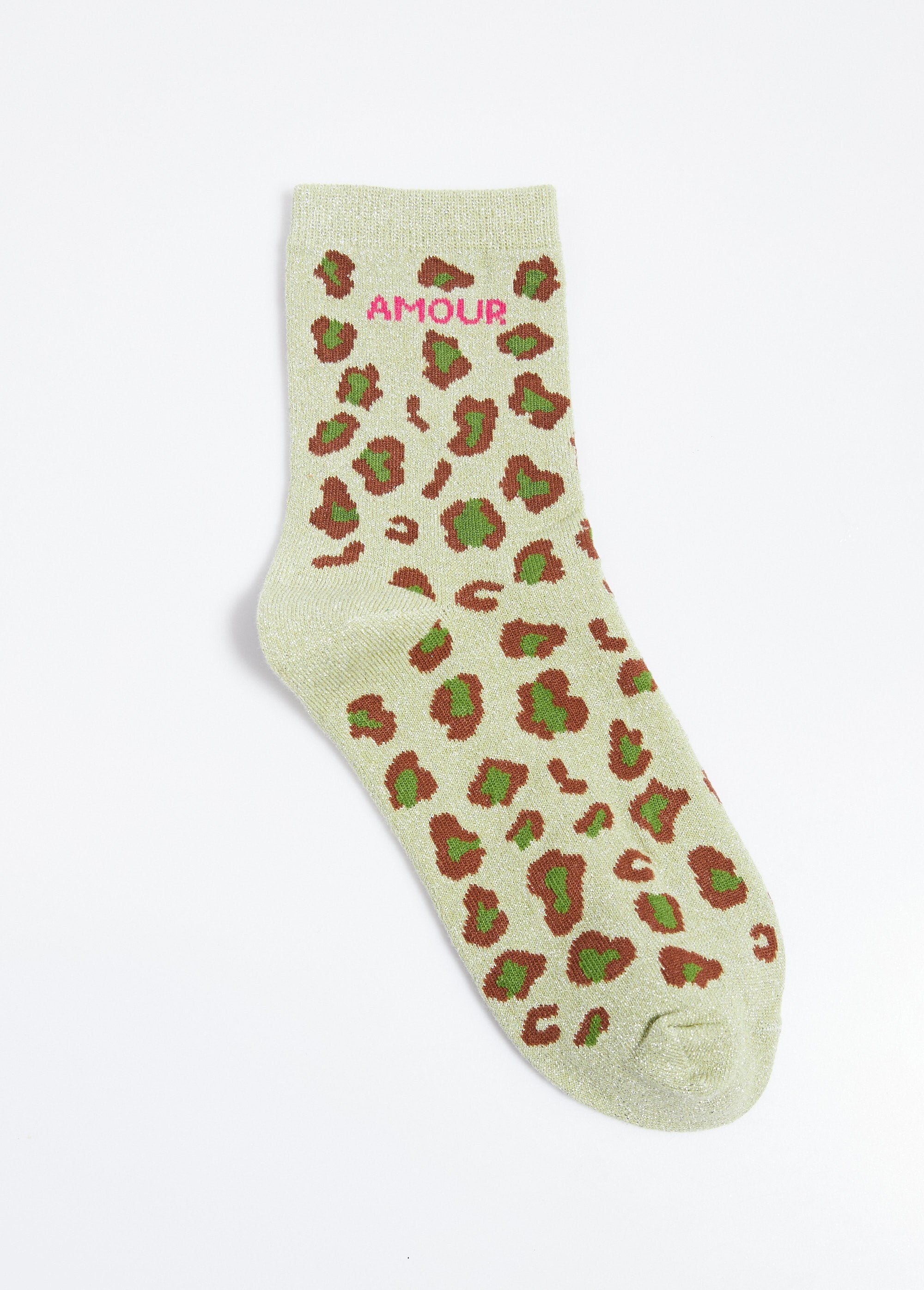Calcetines_AMOUR,_estampado_de_leopardo_metalizado_Verde_DE1_slim