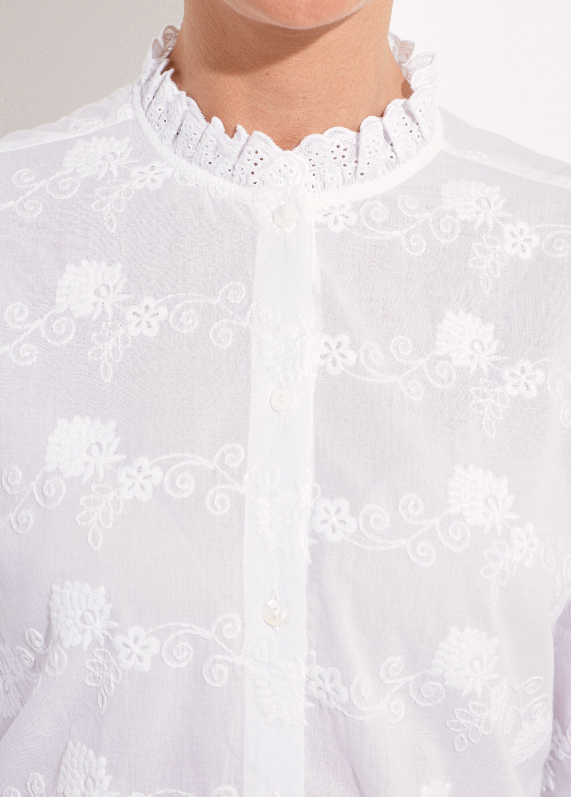 Chemisier_boutonné_coton_brodé_col_volanté_Blanc_DE1_slim