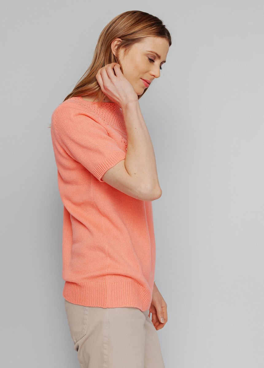 Pull_manches_courtes_avec_strass_Melon_DR1_slim