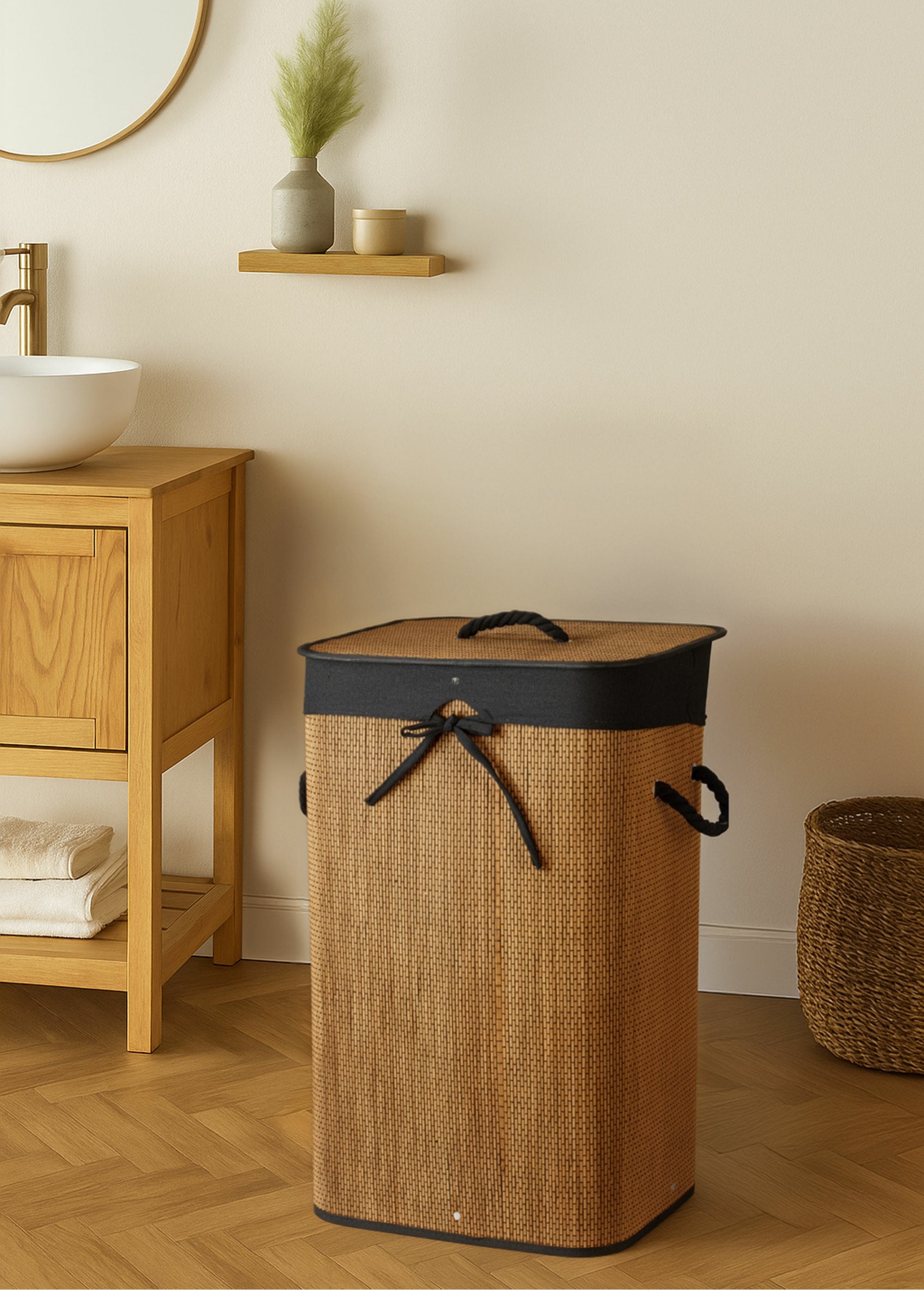 Cesta_de_ropa_sucia_de_bambú_tejido_y_tela_Negro_y_bambú_SF1_slim