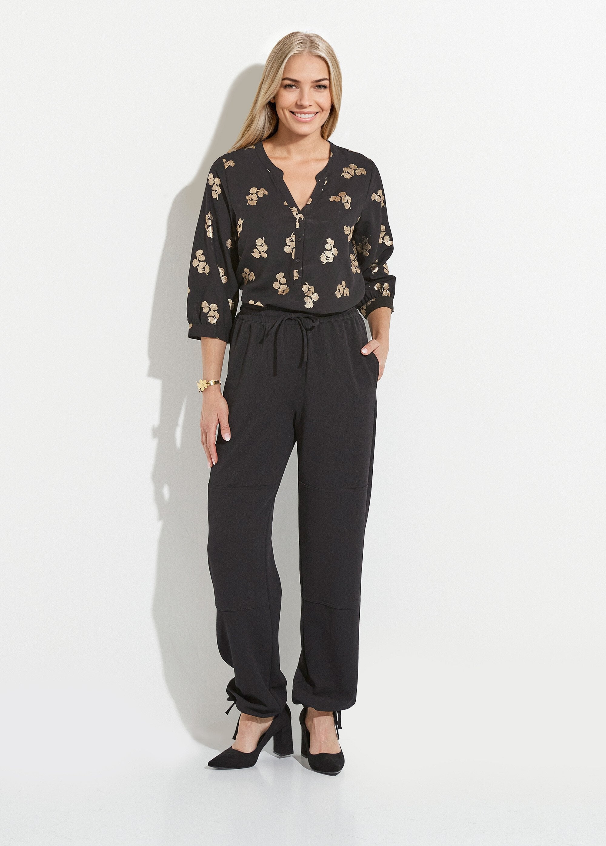 Pantalón_de_cinturilla_elástica_ancha_en_punto_crepé_liso_Negro_SF1_slim