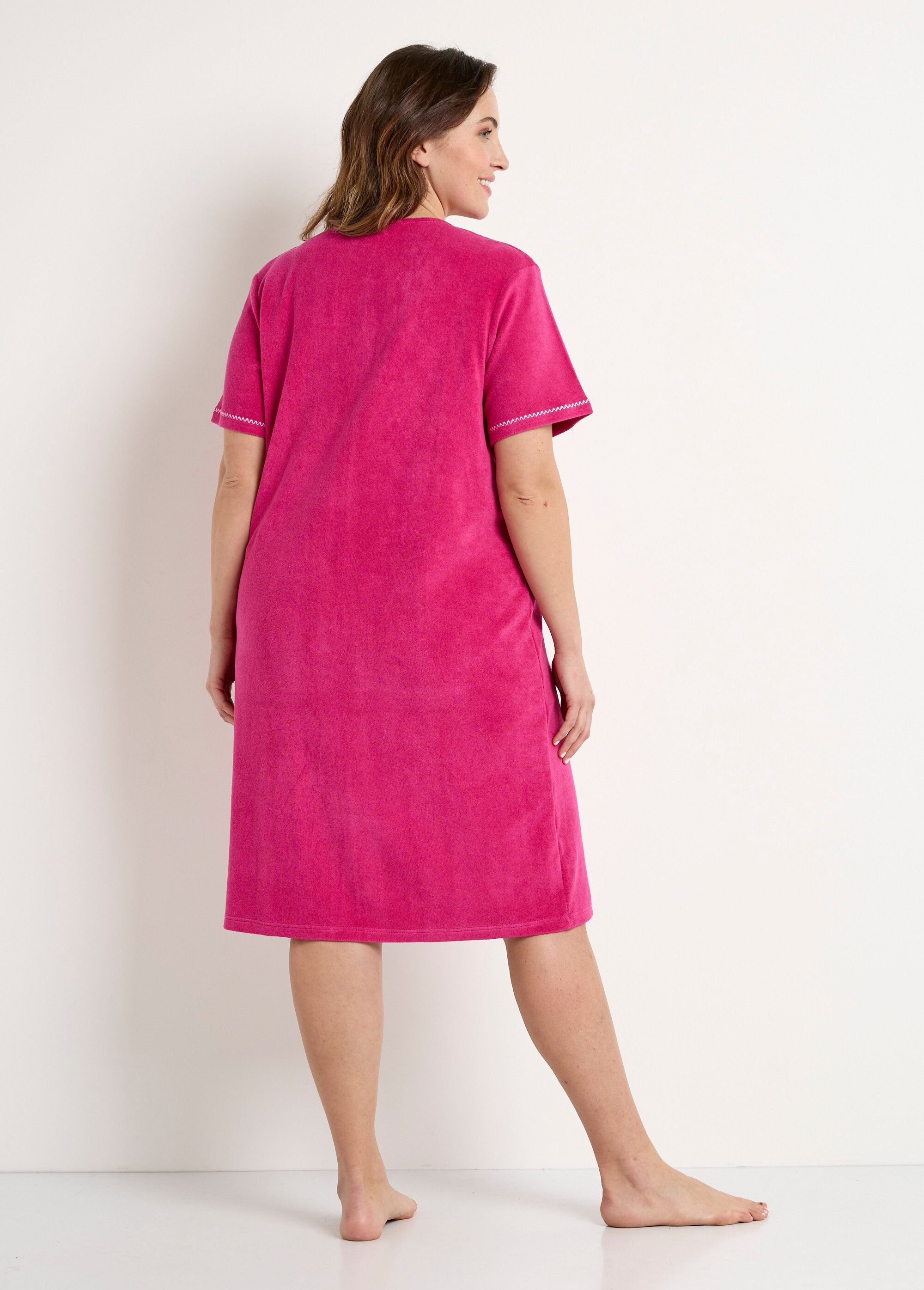 Albornoz_de_rizo_de_algodón_liso_con_cremallera_Rosa_DO1_curvy