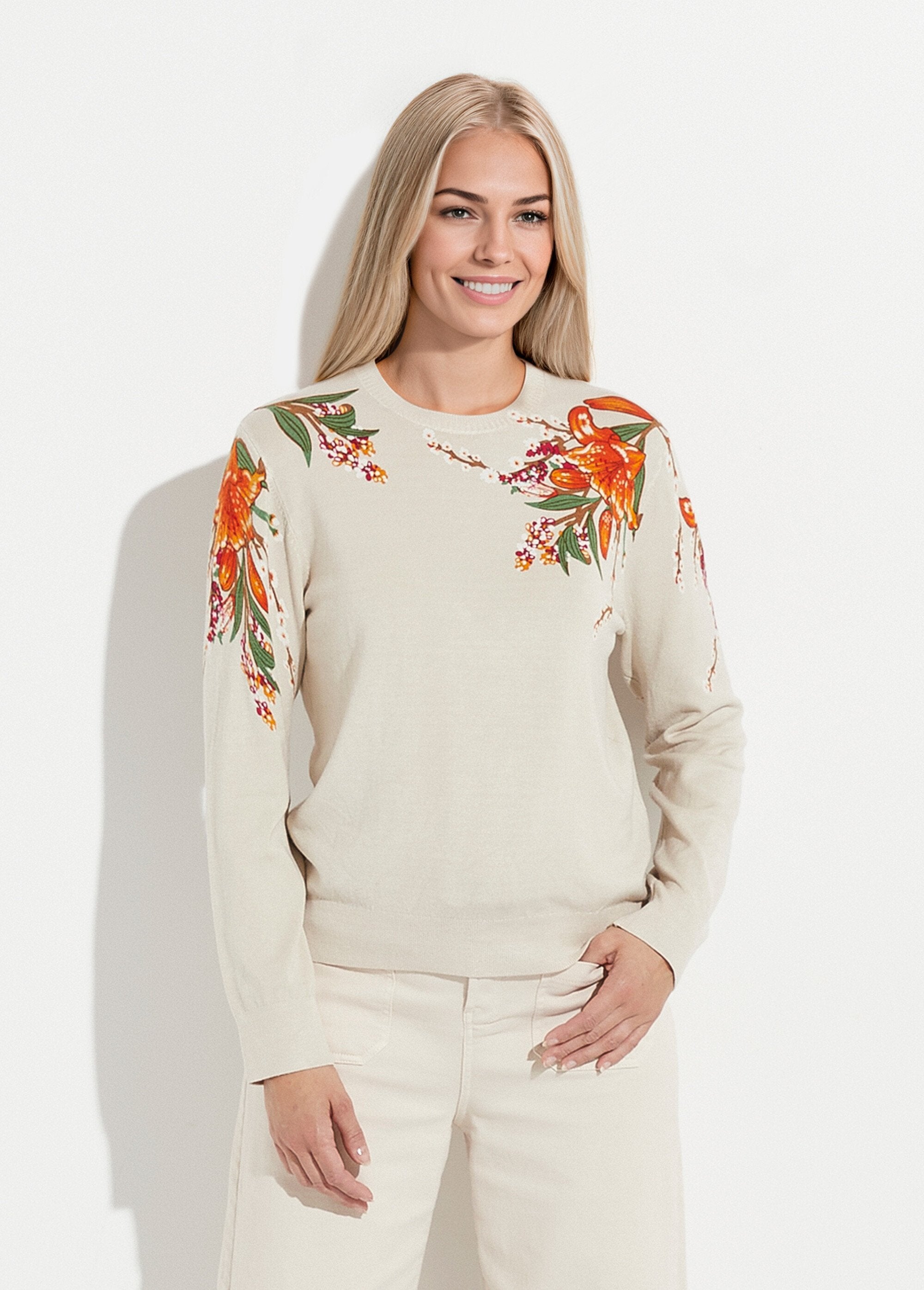 Suéter_cálido_de_manga_larga_con_estampado_floral_y_cuello_redondo_Beige_FA1_slim