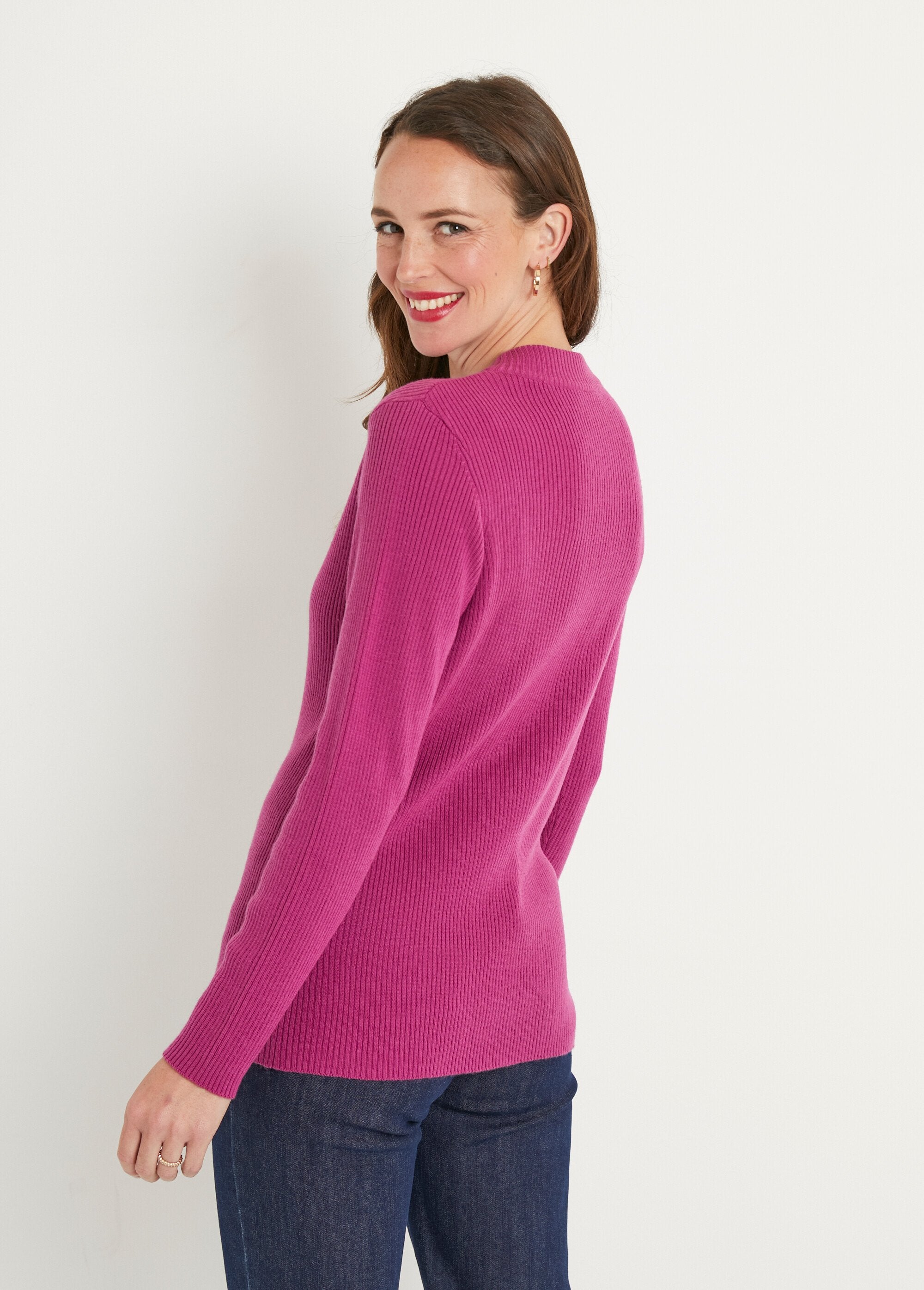 Jersey_corto_de_punto_canalé_con_cuello_alto_Ciclamen_DO1_slim