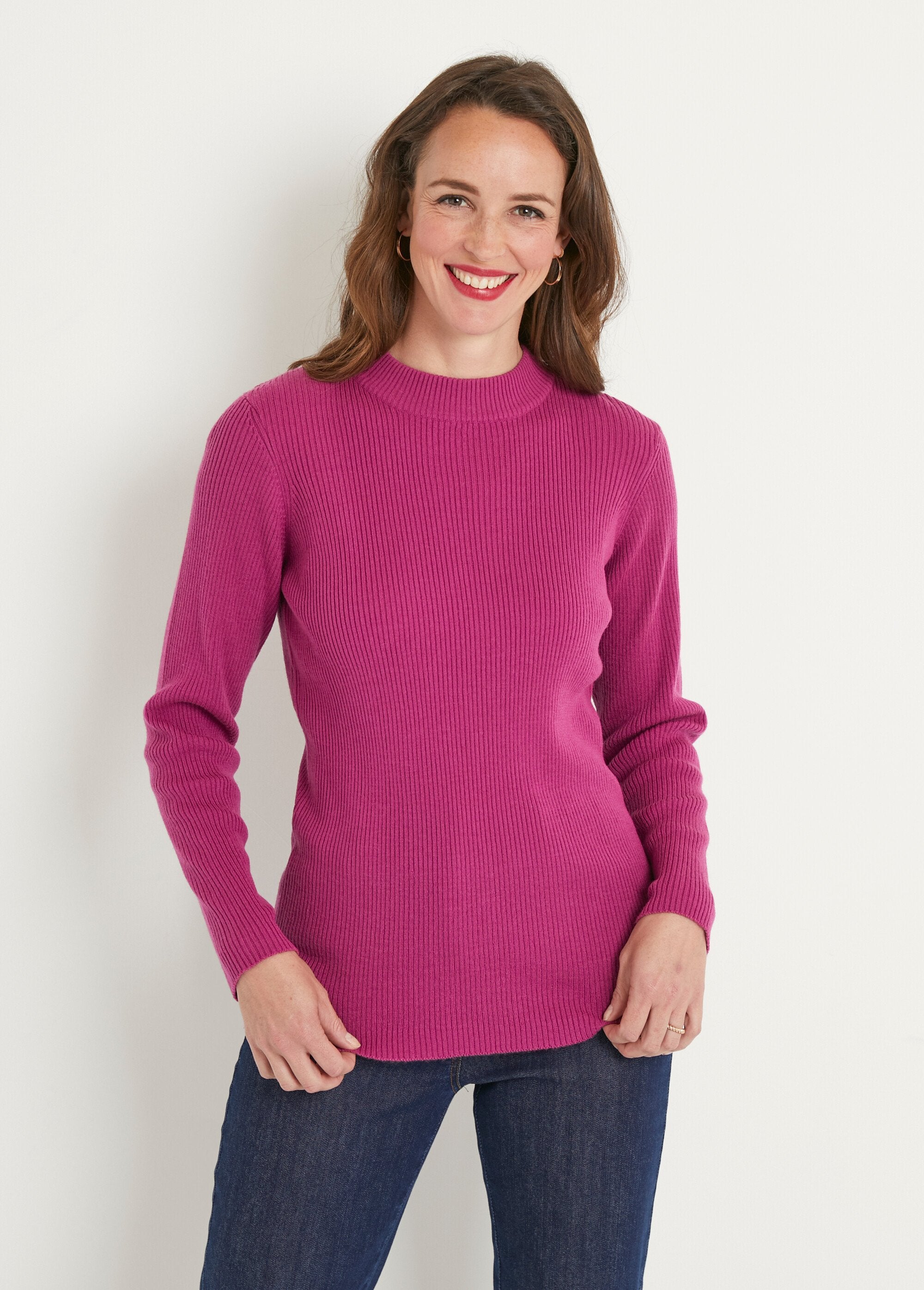 Jersey_corto_de_punto_canalé_con_cuello_alto_Ciclamen_FA1_slim