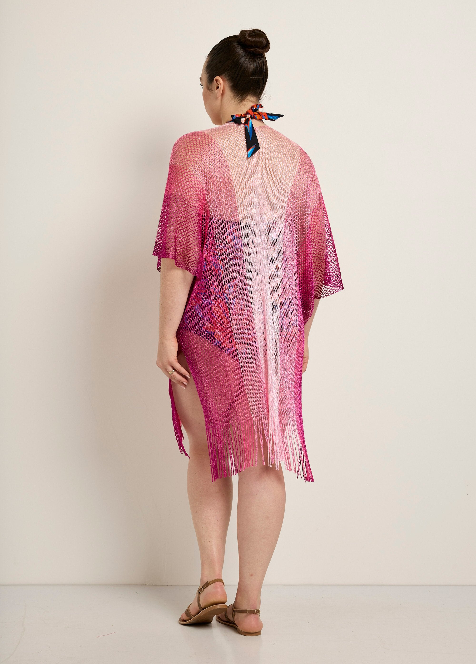 Vestido_de_playa_de_malla_multicolor_Fucsia_DO1_curvy