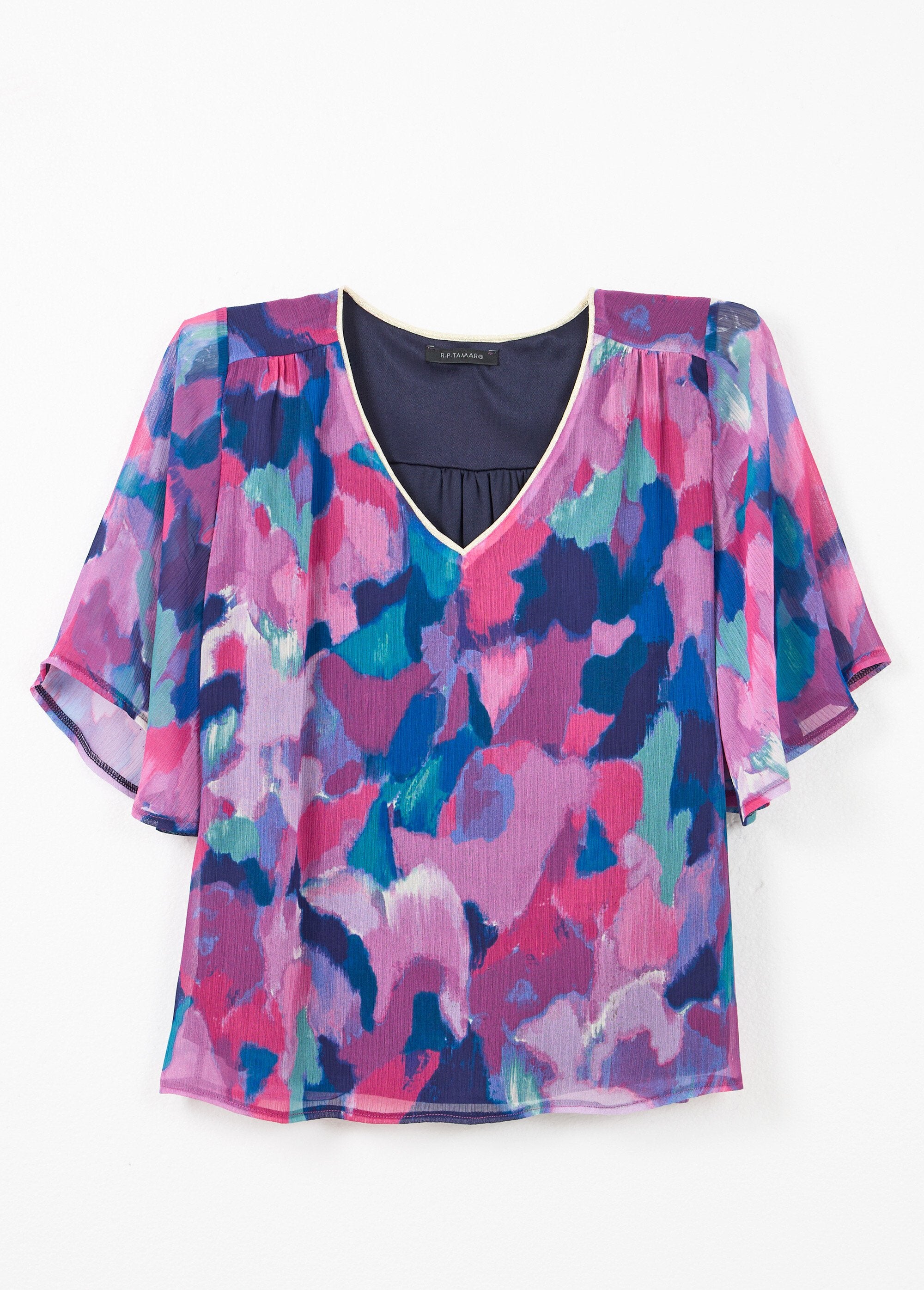 Túnica_holgada_con_cuello_en_V_y_voile_estampado_Multicolor_AP1_slim