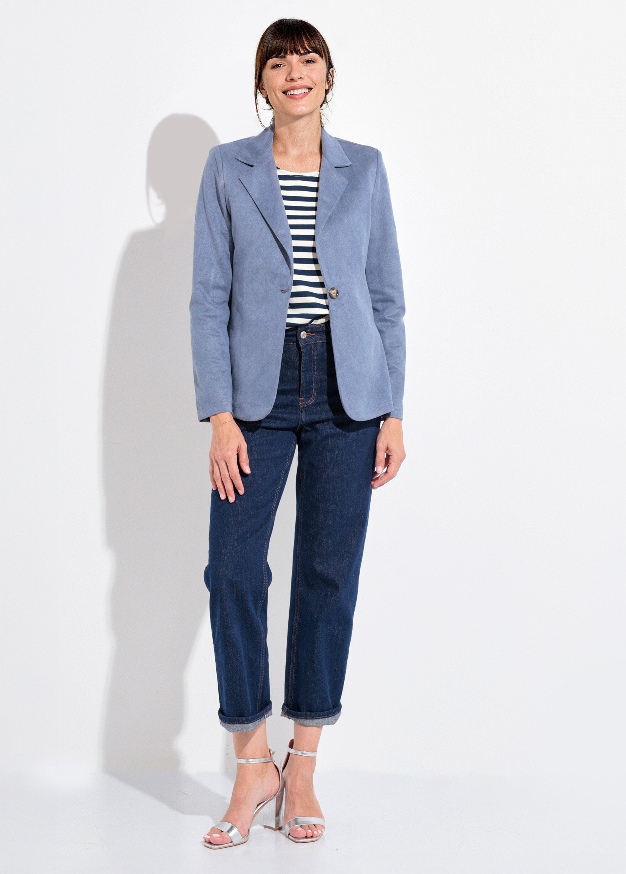 Chaqueta_de_cuello_sastre_de_sarga_suave_con_1_botón_Azul_SF1_slim