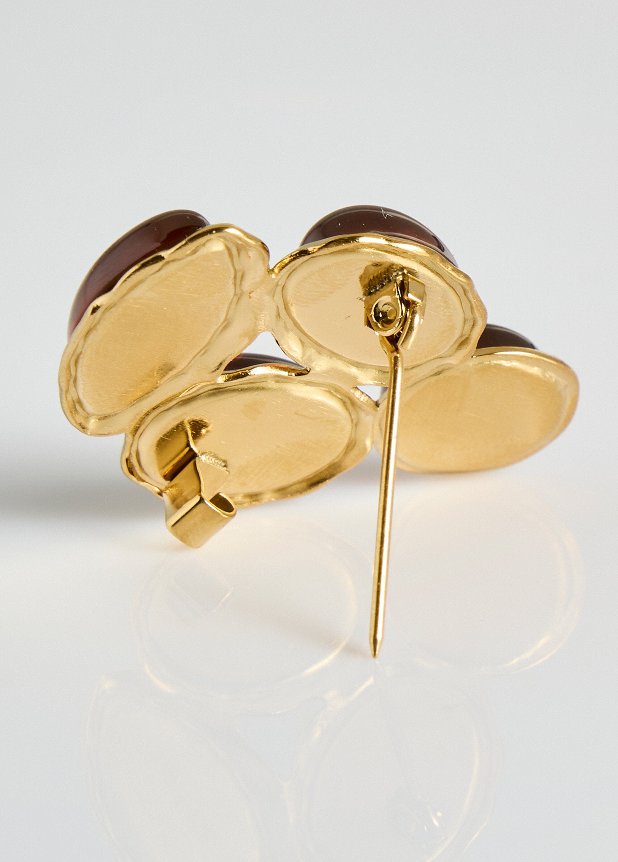 Broche_acier_inox_avec_cabochons_résine_Marron_DE1_slim