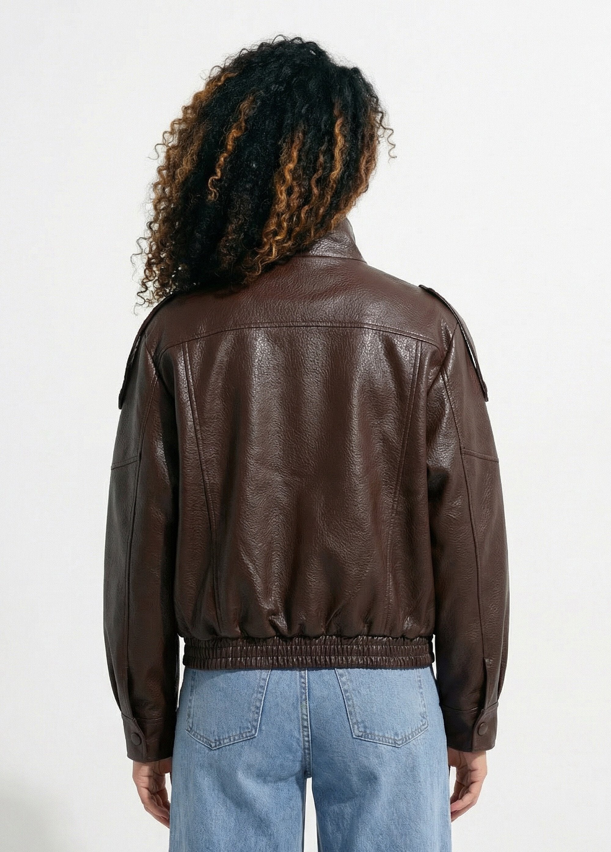 Blouson_simili_cuir_inspiration_vintage_Marron_DO1_slim