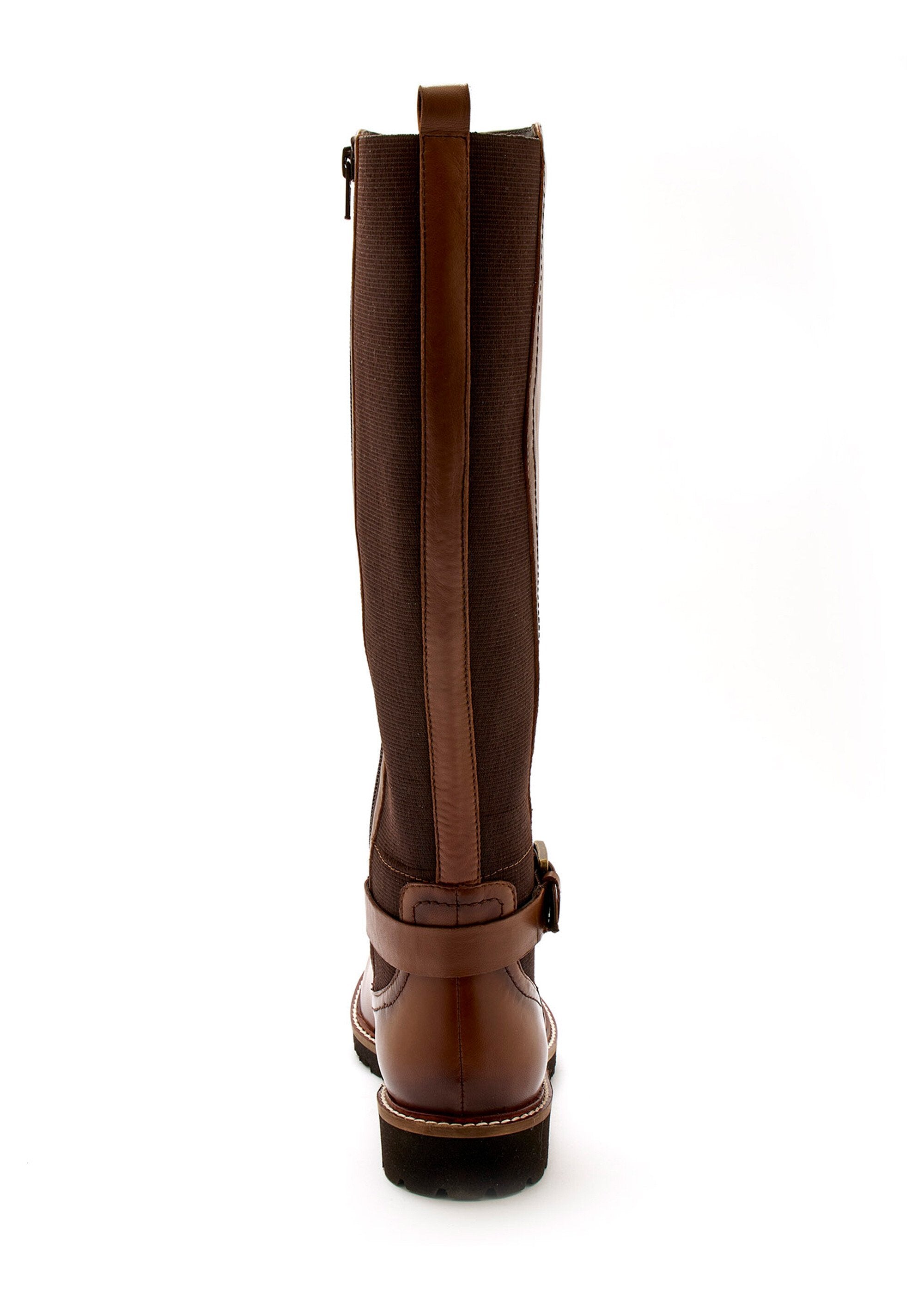 Bottes_cavalières_en_cuir,_talon_plat_Marron_DO1_slim
