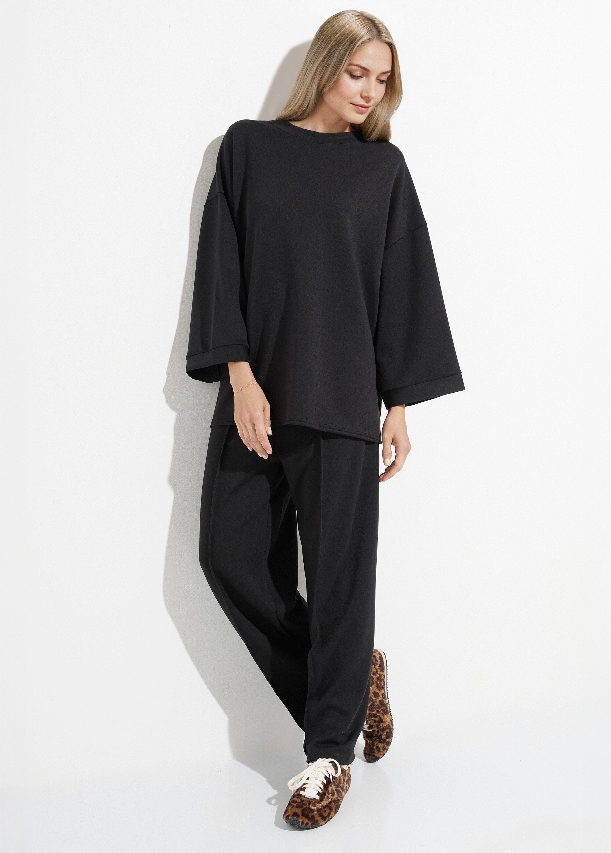 Ensemble_confort_2_pièces,_stretch_Noir_FA1_slim
