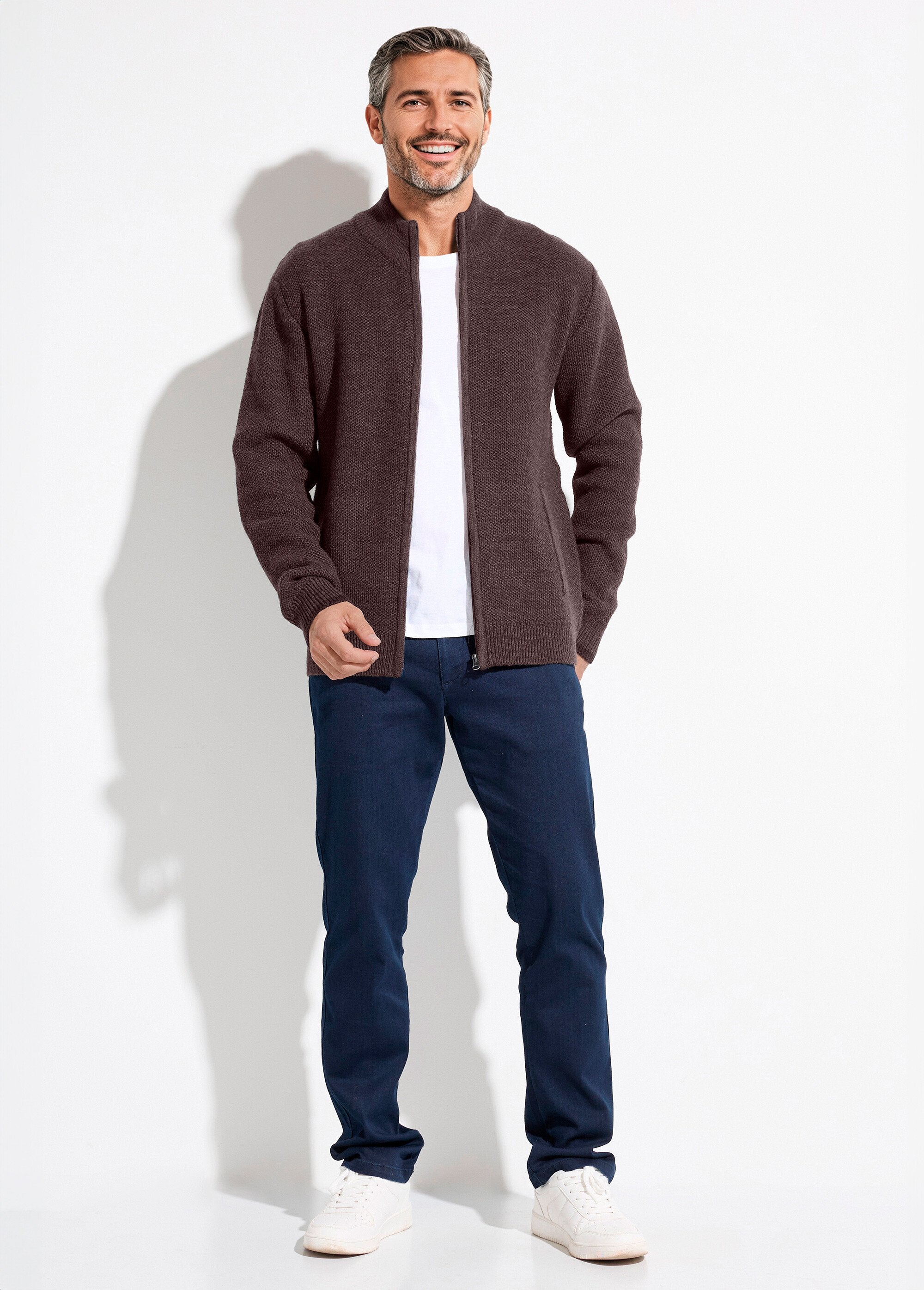 Cárdigan_con_cremallera_y_cuello_alto_en_punto_de_lana_jaspeada_Castaño_SF1_slim