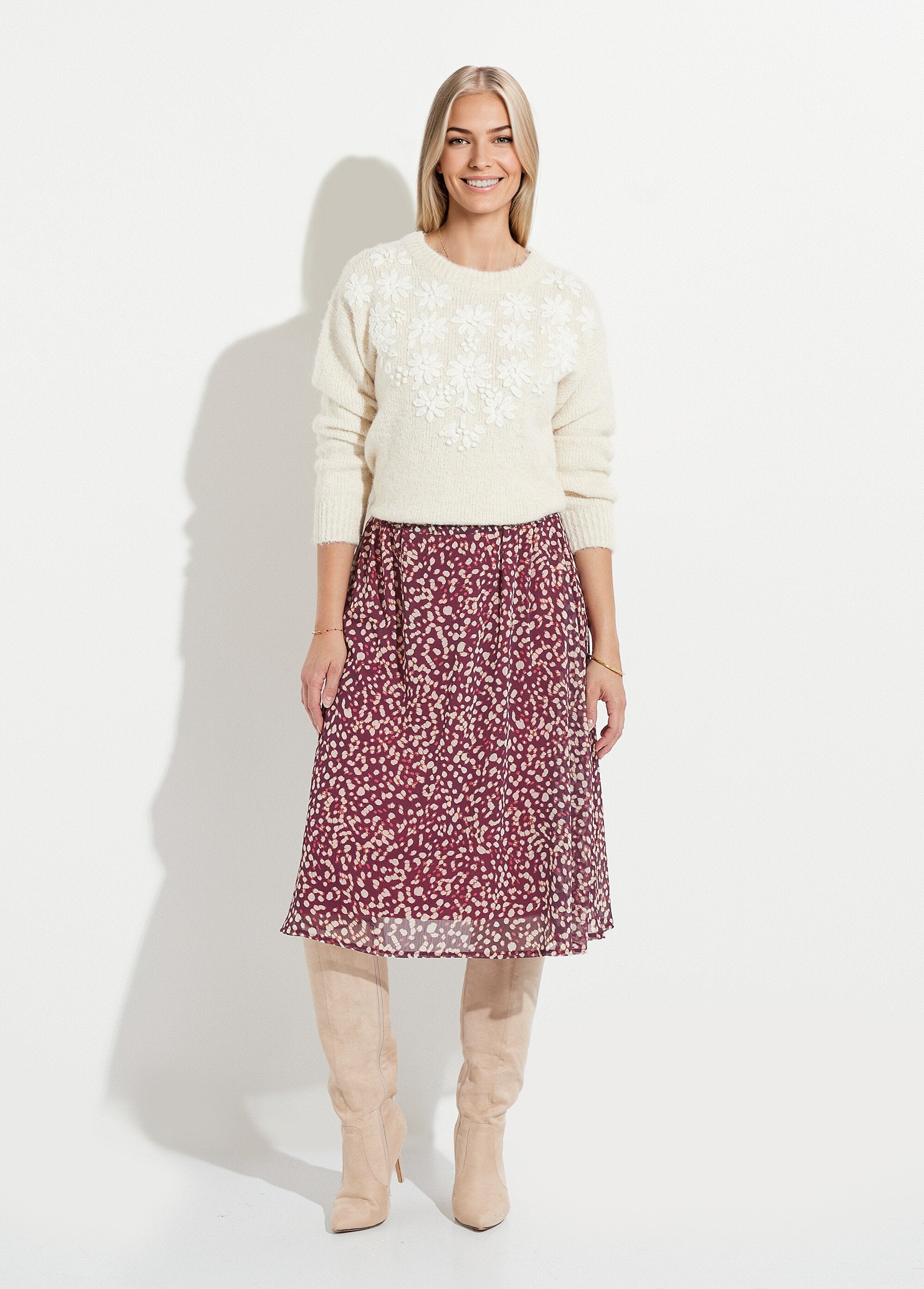 Falda_acampanada_de_largo_medio_en_voile_estampado_forrado_Morado_y_crudo_SF1_slim