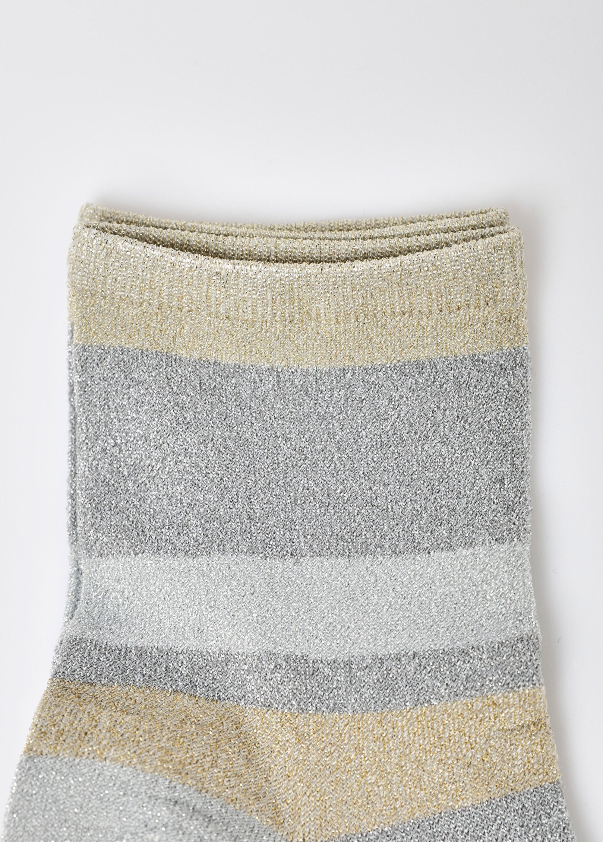 Pack_de_2_calcetines_de_línea_metalizada_Gris_DE2_slim