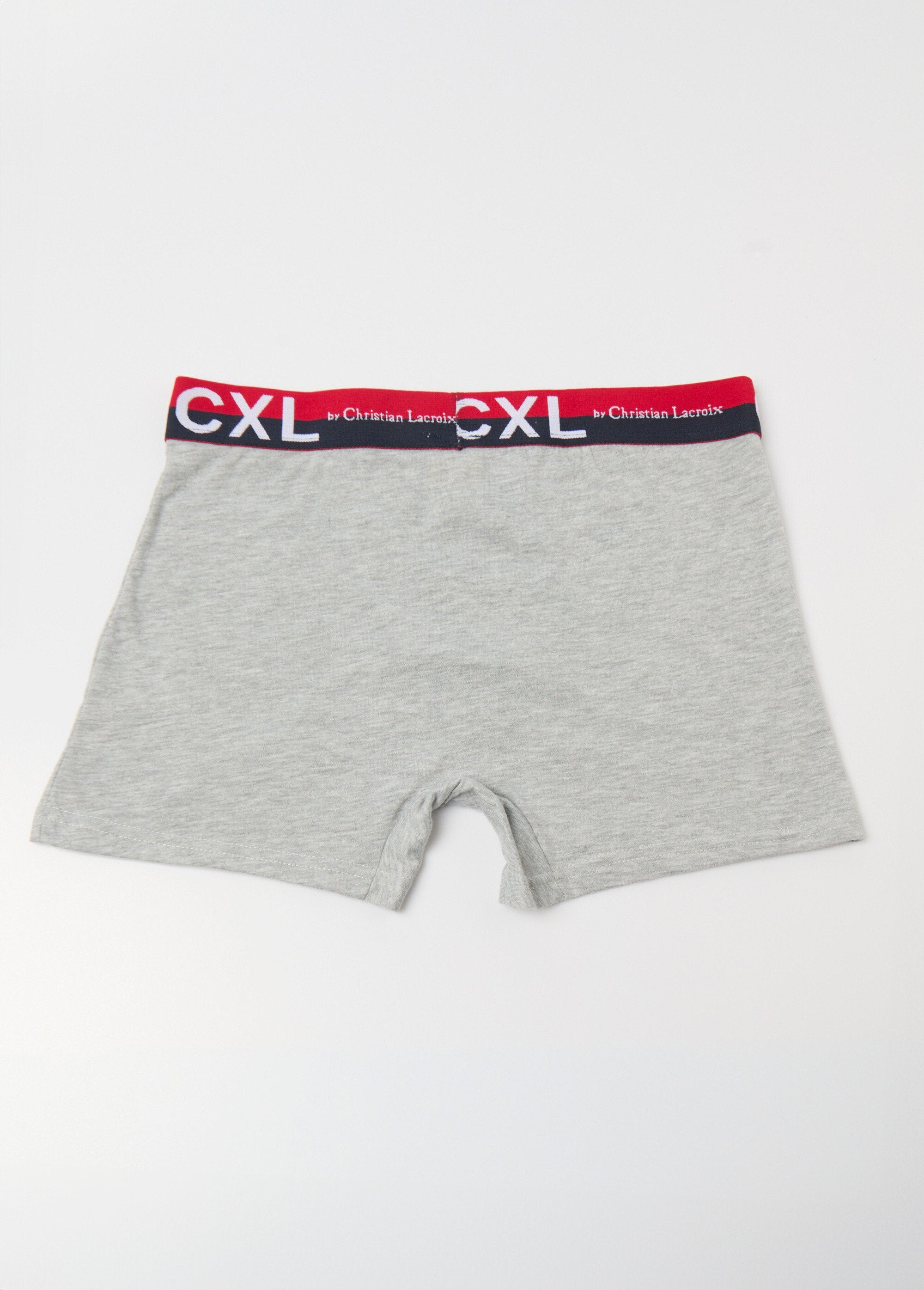 Pack_de_4_bóxers_lisos_con_cinturilla_con_logo_Gris_claro_DO1_slim
