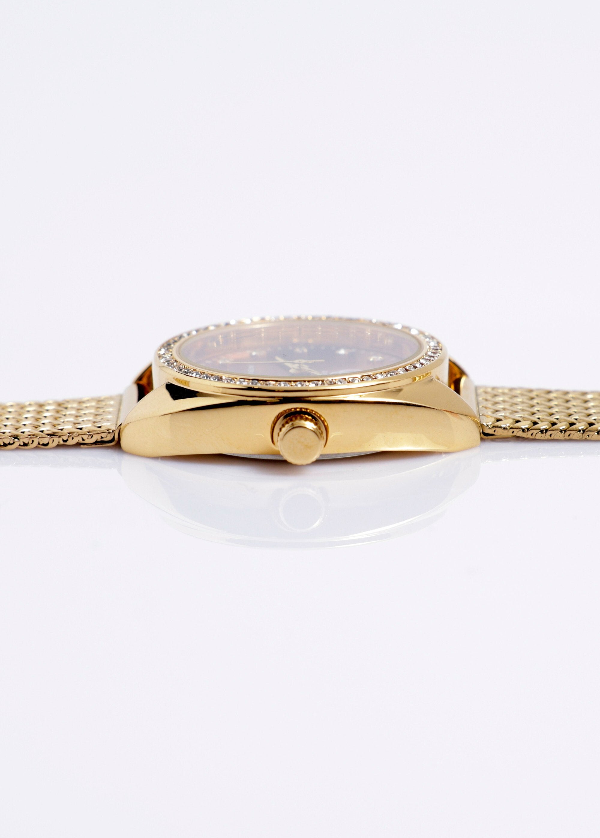 Reloj_joya_de_acero_con_esfera_redonda_de_diamantes_de_imitación_Marrón_dorado_DE2_slim