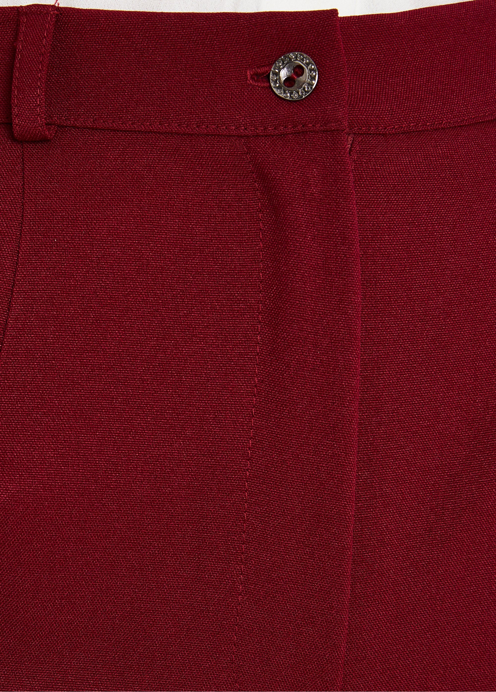 Pantalón_recto_liso_con_cintura_semielástica_Bordeaux_DE1_slim