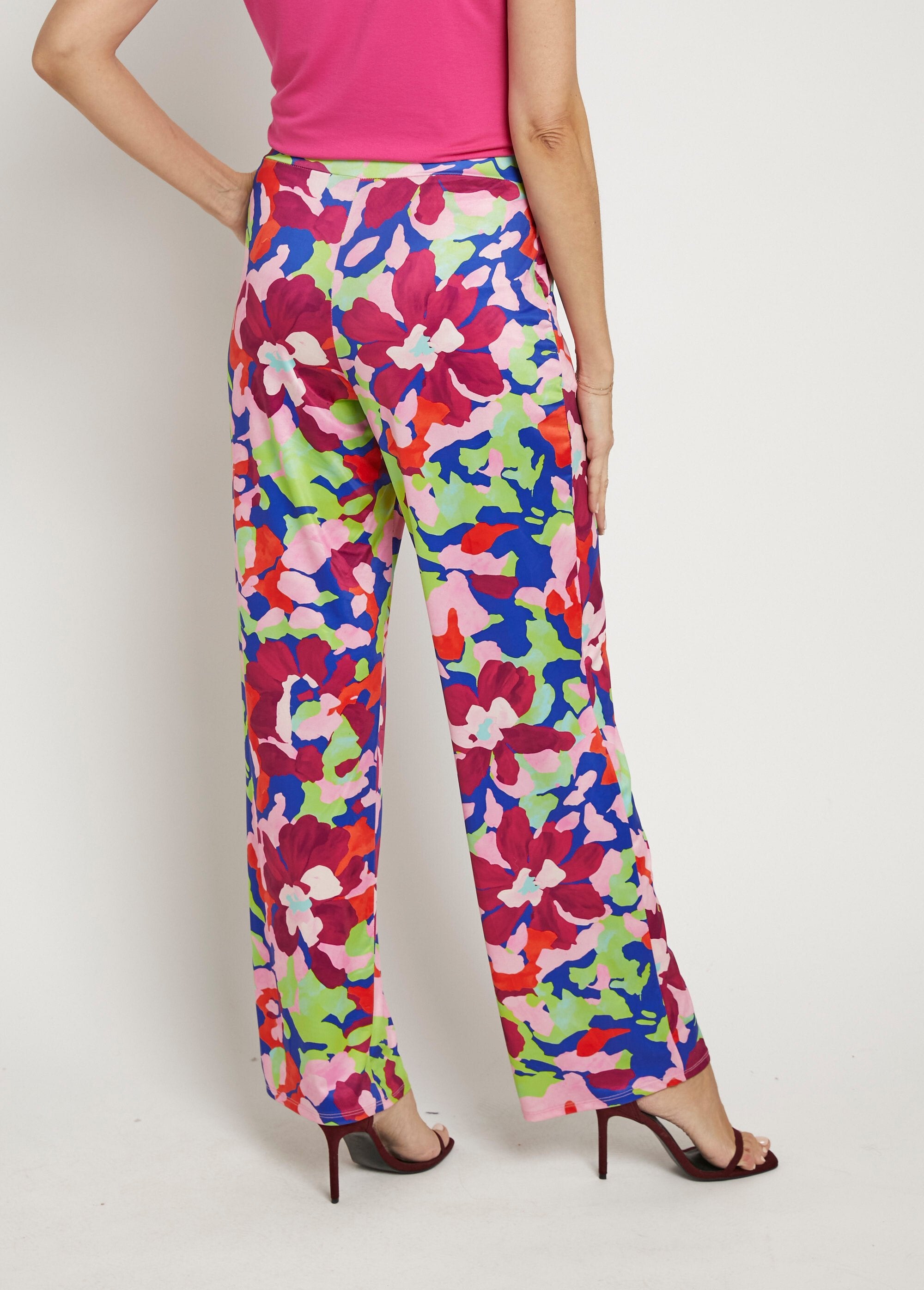 Pantalones_elásticos_fluidos,_estampado_floral_llamativo_Estampados_de_rosas_DO1_slim