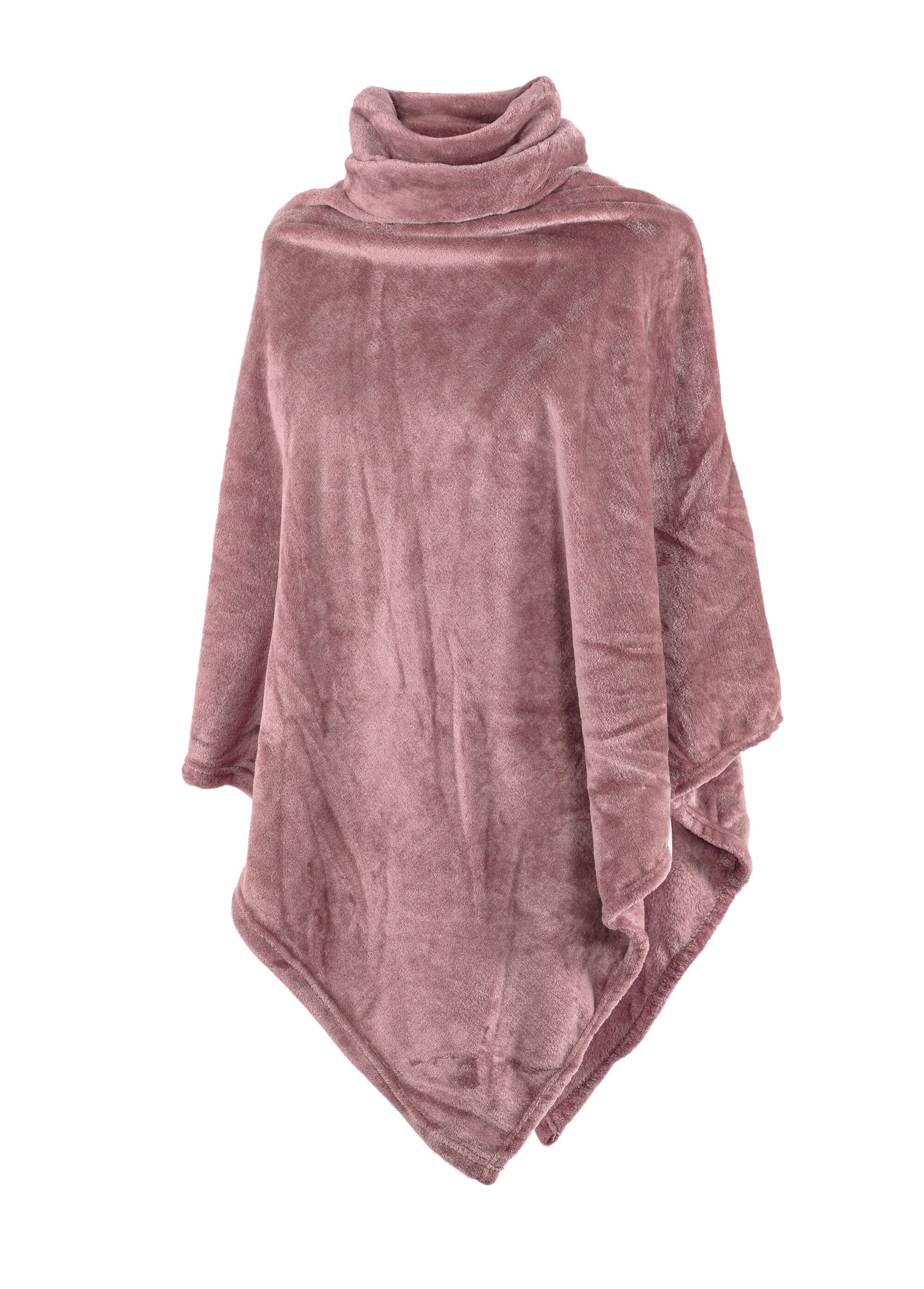 Poncho_de_polar_con_cuello_alto_Rosa_AP1_slim