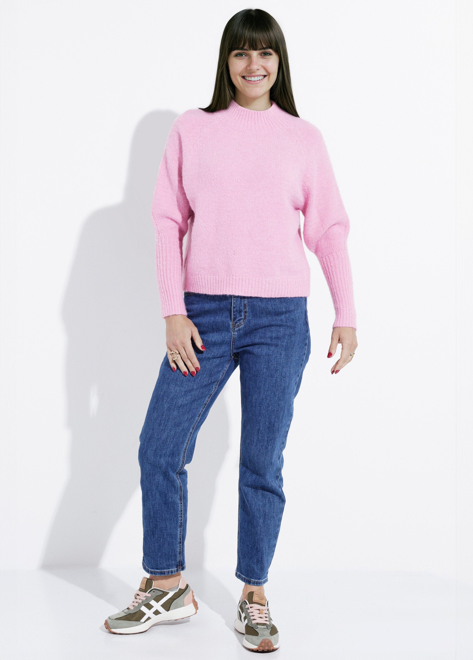 Suéter_de_cuello_alto_de_punto_brillante_Rosa_SF1_slim