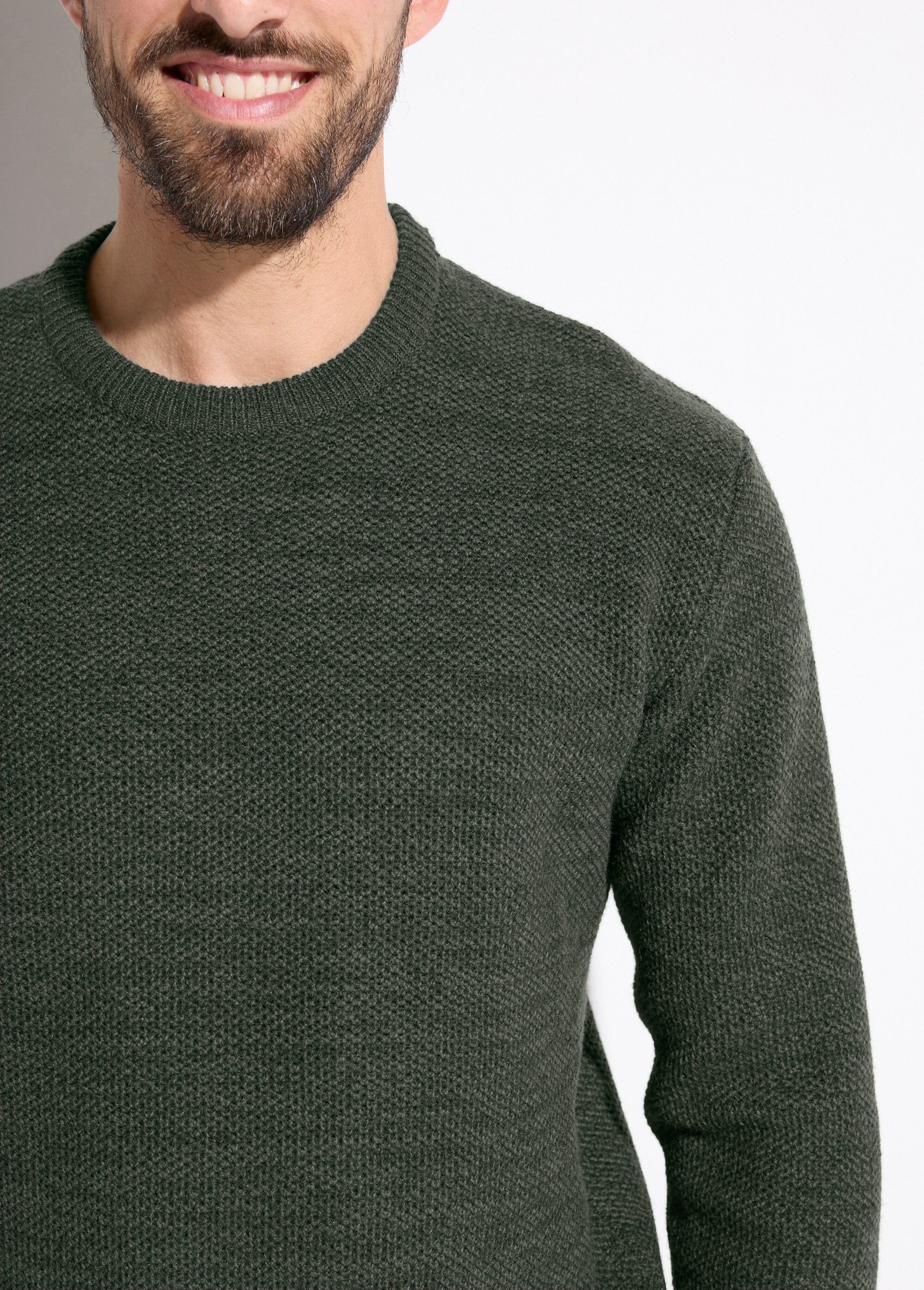 Suéter_de_cuello_redondo_de_punto_jaspeado_de_lana_de_manga_larga_Verde_DE1_slim
