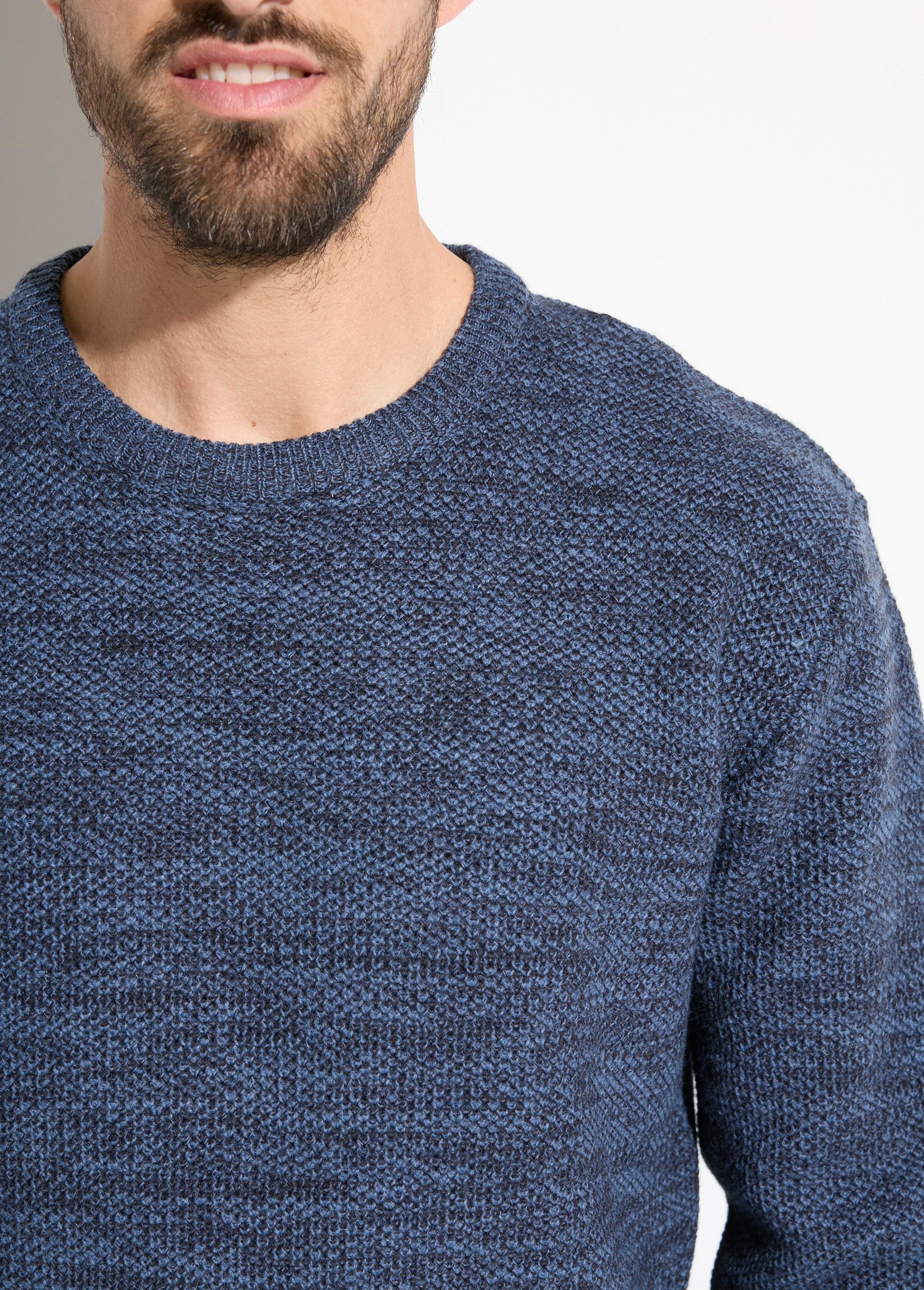 Suéter_de_cuello_redondo_de_punto_jaspeado_de_lana_de_manga_larga_Azul_DE1_slim