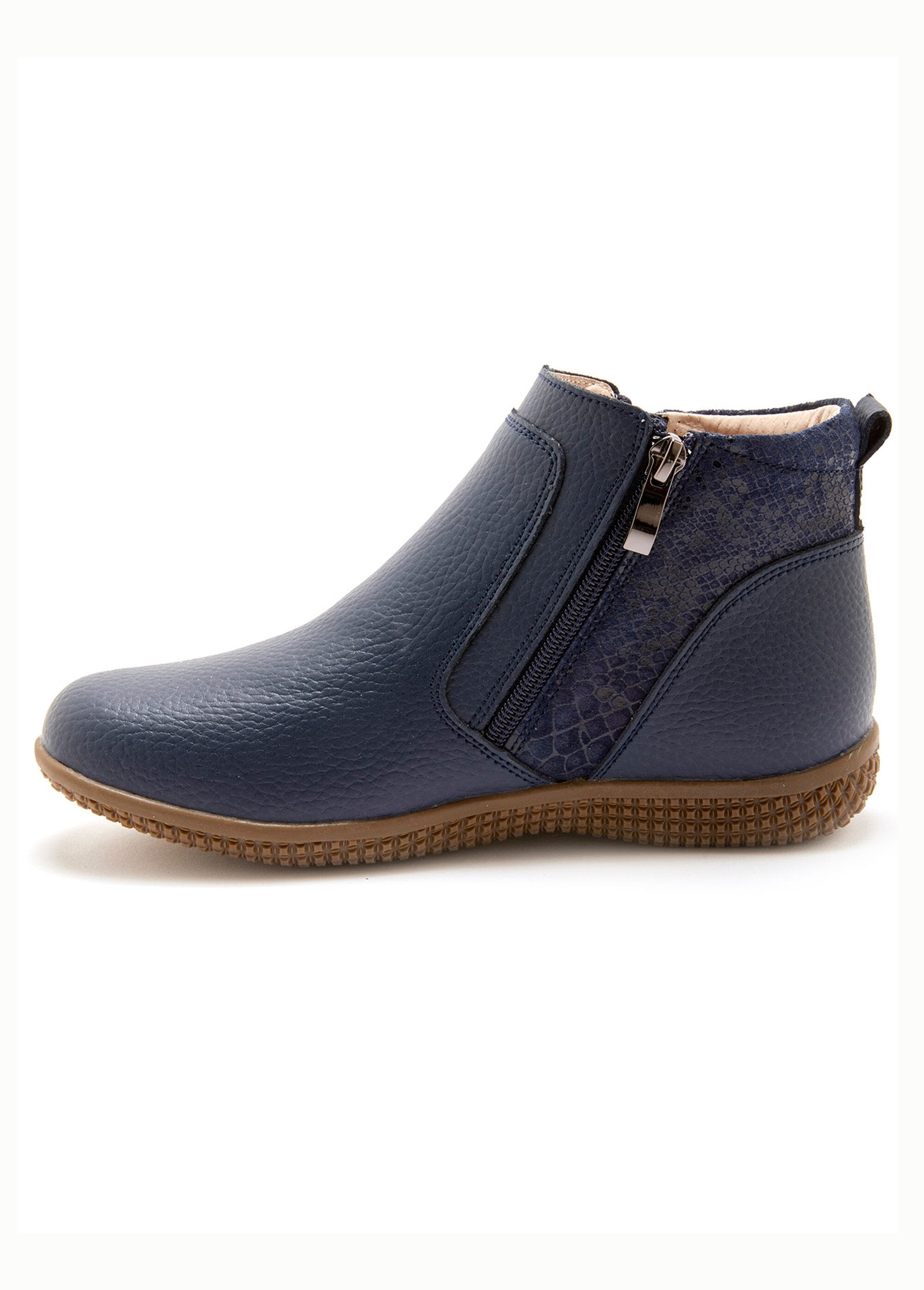 Boots_zippées_cuir_grainé_Bleu_GA1_slim