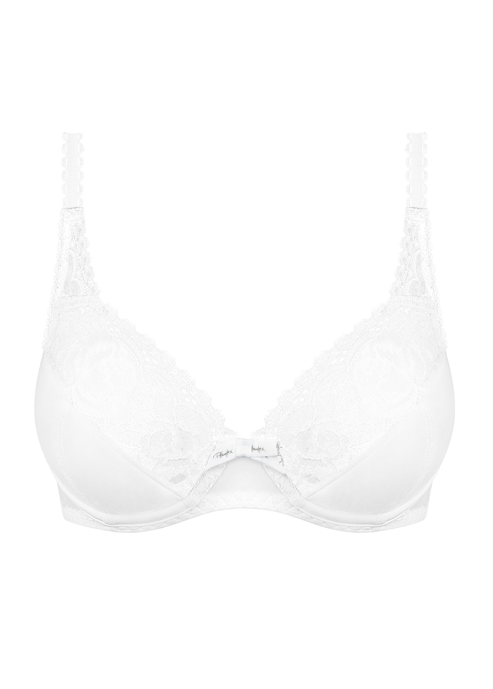 ®_Playtex_-_Sujetador_push-up_de_encaje_de_microfibra_Blanc_FA1_slim