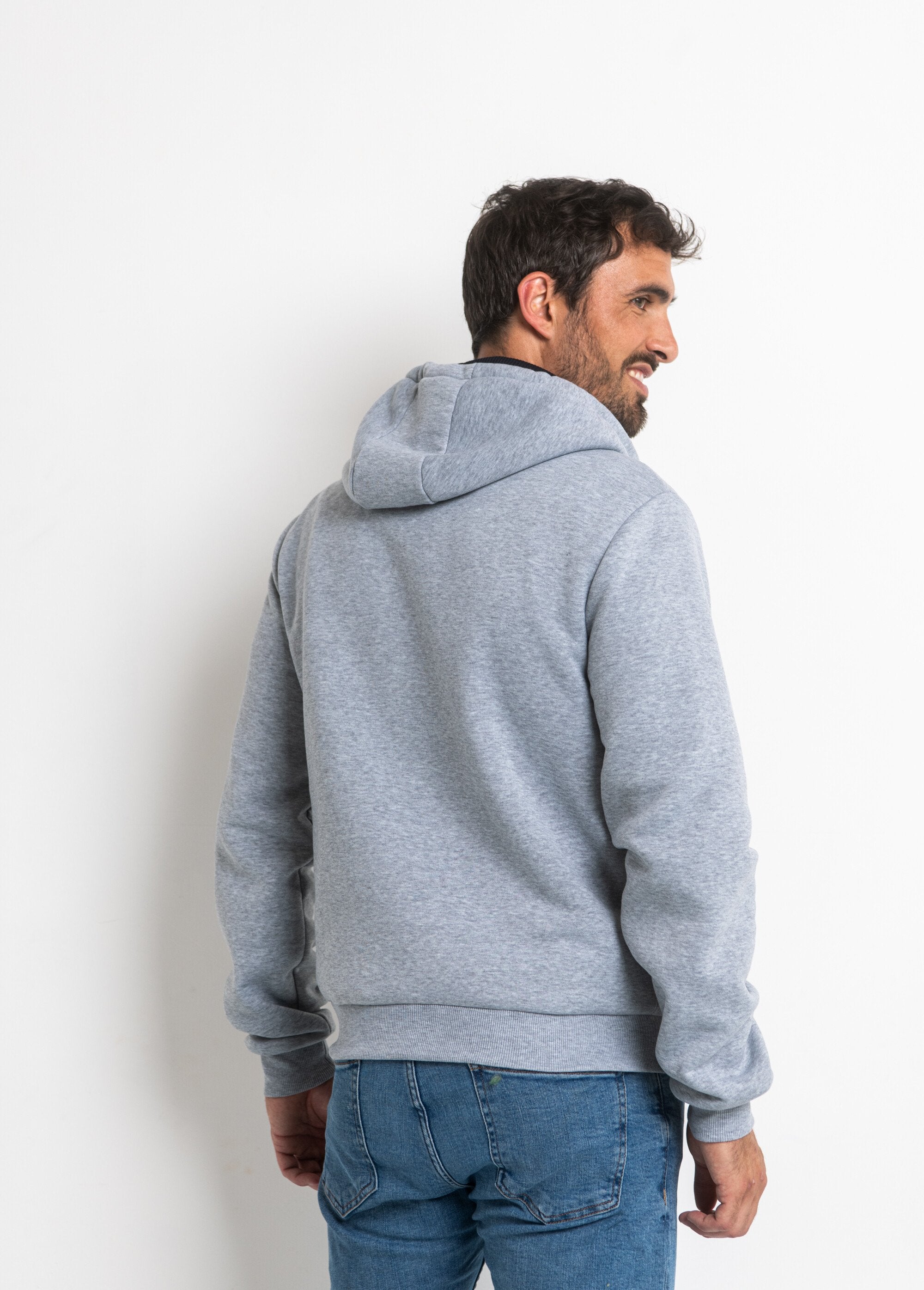 Sudadera_con_capucha,_cremallera_y_bolsillo_canguro_Gris_y_azul_marino_DO1_slim