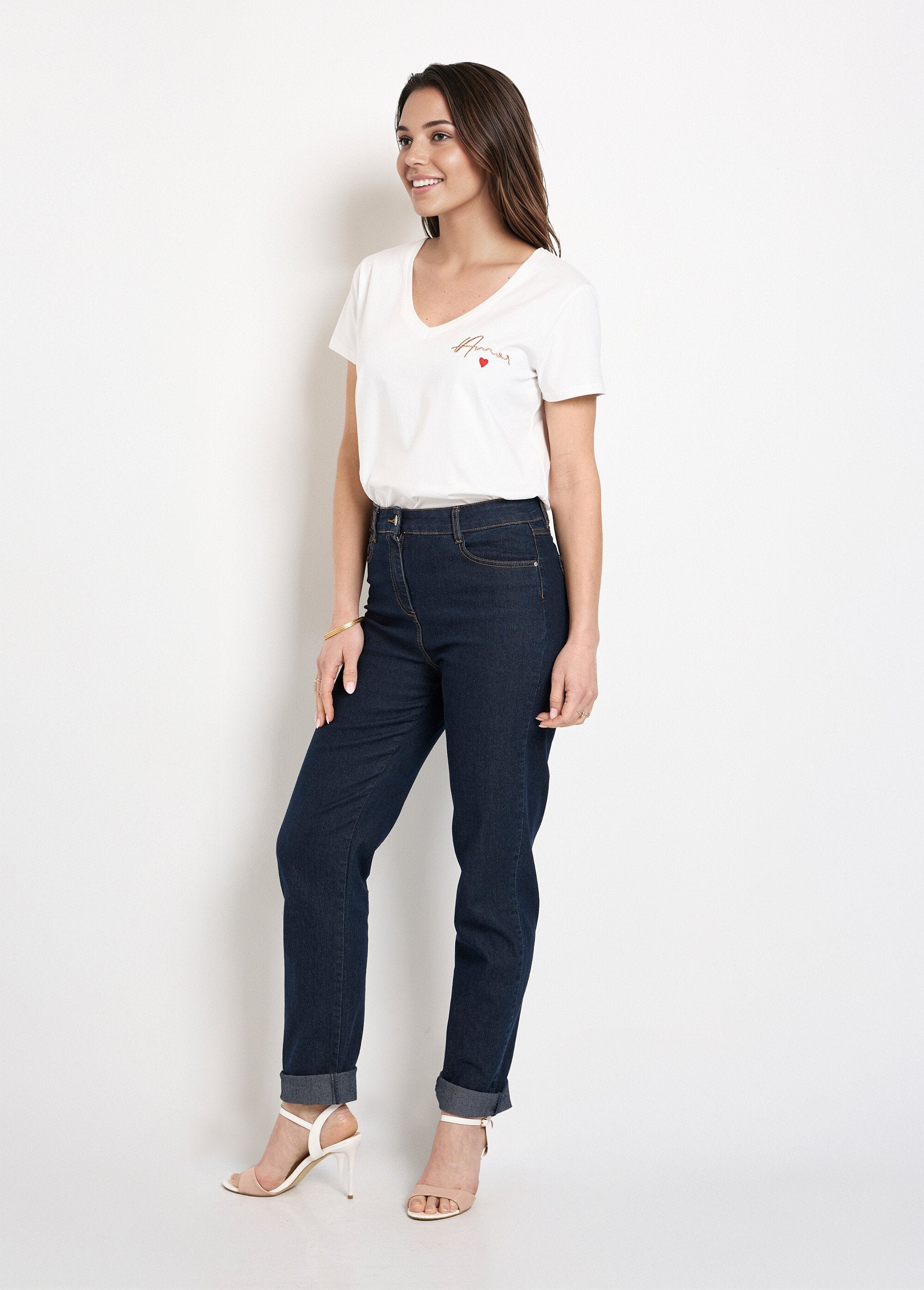 Camiseta_de_manga_corta_con_mensaje_escrito_Blanco,_Blanca_SF1_slim