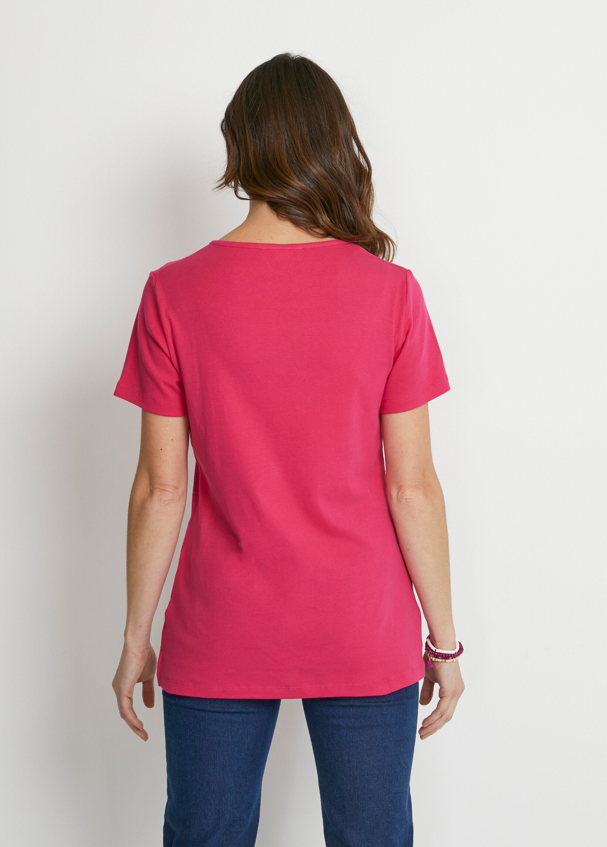 Camiseta_larga_de_estampado_floral_con_aberturas_laterales_Fucsia_DO1_slim